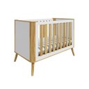Ver imagem 2 de Berço Arredondado Evolutivo Americano 4 em 1 Luly 100% MDF Espresso Móveis Bege/Off White/Amêndoa