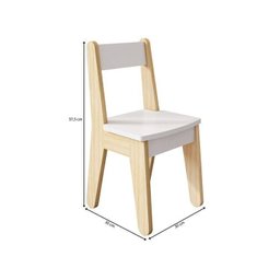 Conjunto Mesa com Cadeira e Baú Infantil Corujinha Casatema - 8