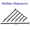 Suporte Refletor Base Reta Braço 30 Cm Preto - 2