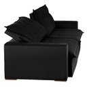 Ver imagem 4 de Sofá Modular Bahia 4 Lugares 230 cm com Molas Retrátil e Reclinável Yescasa Preto