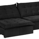Ver imagem 5 de Sofá Modular Bahia 4 Lugares 230 cm com Molas Retrátil e Reclinável Yescasa Preto