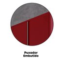 Ver imagem 6 de Armário de Aço Industrial 2 Portas 4 Prateleiras Cinza/Vermelho