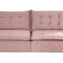 Ver imagem 2 de Sofá Modular Bahia 4 Lugares 230 cm com Molas Retrátil e Reclinável Yescasa Rosa Rose