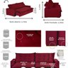 Sofá Modular Bahia 4 Lugares 230 cm com Molas Retrátil e Reclinável - 3