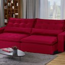 Ver imagem 1 de Sofá Modular Bahia 4 Lugares 230 cm com Molas Retrátil e Reclinável Yescasa Vermelho