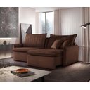 Ver imagem 1 de Sofá-cama Retrátil e Reclinável 260cm Madri - Movenzo Estofados