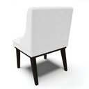 Ver imagem 5 de Kit 04 Cadeiras de Jantar Liz Corino Branco Base Fixa Madeira Preto - D’Rossi