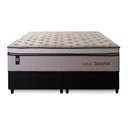 Ver imagem 7 de Conjunto Cama Box Queen c/ Molas Ensacadas Liverpool Preto 158x198x73