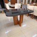 Ver imagem 2 de Mesa Roma 130x90 MDF/Vidro Bom Pastor