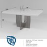 Mesa Roma 130x90 MDF/Vidro Bom Pastor - 5