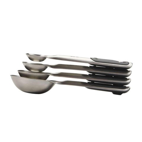 Conjunto de 4 Colheres Medidoras em Aço Inox Oxo