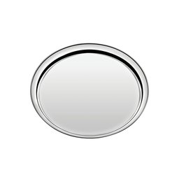 Bandeja Tramontina Service em Aço Inox Redonda 30 Cm - 1