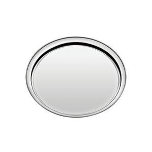 Bandeja Tramontina Service em Aço Inox Redonda 30 Cm
