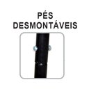 Ver imagem 2 de Churrasqueira Espetinho e Pé Fe 1 Grelha 3 Espeto 83x44x30cm