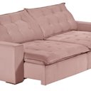 Ver imagem 2 de Sofá Modular Bahia 5 Lugares 250cm com Molas Retrátil e Reclinável Yescasa Rosa Rose