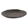 Prato Raso Geo Orgânico em Cerâmica 26,5cm Porto Brasil Marrom Marca Exemplo - 1