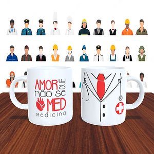Caneca Personalizada Profissão Medicina N° 1