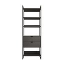 Ver imagem 3 de Guarda Roupa Aberto Industrial Solteiro 1 Módulo com Gaveta Preto Ferro Preto