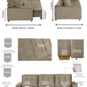 Ver imagem 3 de Sofá Manaus Modular 6 Lugares 305cm Retrátil e Reclinável Yescasa