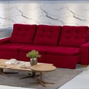 Ver imagem 1 de Sofá Manaus Modular 6 Lugares 305cm Mt Retrátil e Reclinável Yescasa Vermelho