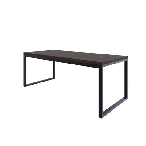 Mesa de Jantar Yon 200CMX90CMX77 cm Marrom/Terracota/Preto