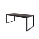 Ver imagem 1 de Mesa de Jantar Yon 200CMX90CMX77 cm Marrom/Terracota/Preto