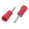 1000un Terminal Pino Agulha Pre Isolado 0,5 a 1,5mm Vermelho - 2