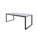 Ver imagem 1 de Mesa de Jantar Yon 200CMX90CMX77 cm Branco/Preto