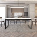 Ver imagem 2 de Mesa de Jantar Yon 200CMX90CMX77 cm Branco/Preto