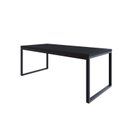 Ver imagem 1 de Mesa de Jantar Yon 200CMX90CMX77 cm Preto
