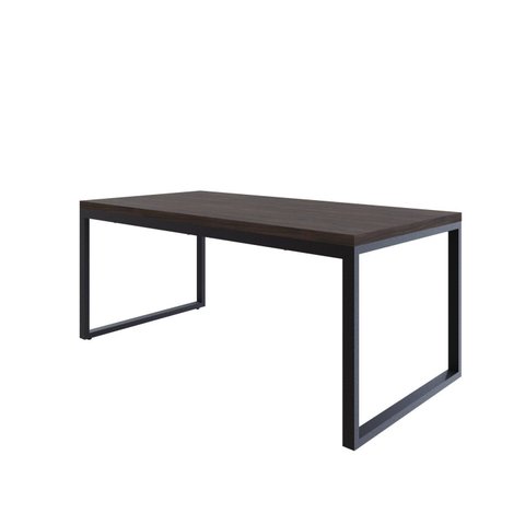 Mesa de Jantar Yon 200CMX90CMX77 cm Marrom/Terracota/Preto