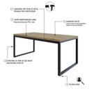 Ver imagem 5 de Mesa de Jantar Yon 200cmx90cmx77 Cm