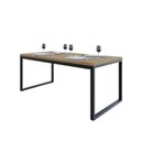 Ver imagem 5 de Mesa de Jantar Yon 200CMX90CMX77 cm Marrom/Vermont Oak/Preto