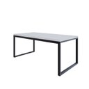 Ver imagem 1 de Mesa de Jantar Yon 200CMX90CMX77 cm Branco/Preto