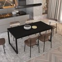 Ver imagem 6 de Mesa de Jantar Yon 200CMX90CMX77 cm Preto