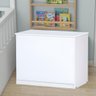Baú para Brinquedos Armazenamento Multiuso para Quarto Luly Branco - 4