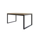 Ver imagem 1 de Mesa de Jantar Yon 160cm x90cm x77 cm Marrom/Vermont Oak/Preto