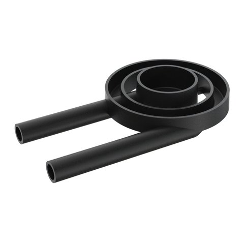 Queimador Duplo Médio Fogão Industrial Ferro Fundido 17,2cm