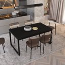 Ver imagem 6 de Mesa de Jantar Yon 160cm x90cm x77 cm Preto