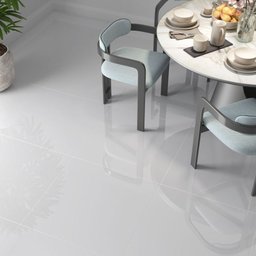 Porcelanato Via Rosa 71x71cm Polido Classic Gris 71086 2.52m² - 3