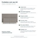 Ver imagem 4 de Kit Smart com Cômoda Bend Principal Incolar Grigio Metal Dourado