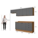 Ver mais imagens de Cozinha Completa 260cm Canela/cinza Sagrado Frevo Pixel Kappesberg