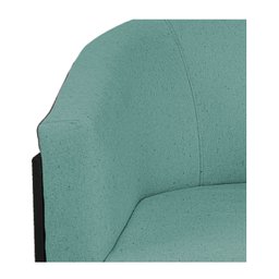Kit 02 Poltronas Luiza Base de Ferro Preto Factor Preto e Linho - ADJ Decor POLTRONA KIT 2 , KIT 2 P - 13