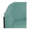 Kit 02 Poltronas Luiza Base de Ferro Preto Factor Preto e Linho - ADJ Decor POLTRONA KIT 2 , KIT 2 P - 13