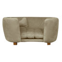 Ver imagem 2 de Poltrona Cama Pet Baby Hanna Estofada Tecido Veludo:capuccino