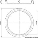 Ver imagem 2 de Prato Redondo para Vaso de Plantas 30 Aço Corten - Japi