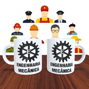 Caneca Personalizada Profissão Engenharia Mecânica N° 1
