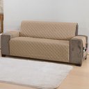 Ver imagem 3 de Protetor de Sofá King 3 Lugares Classic 100% Poliéster:cáqui