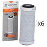 Kit 06 Un Refil Filtro Carvão Ativado Clor 7 Hidrofiltros - 1