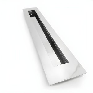 Puxador Concha de Embutir para Portas em Aço Inox 20cm